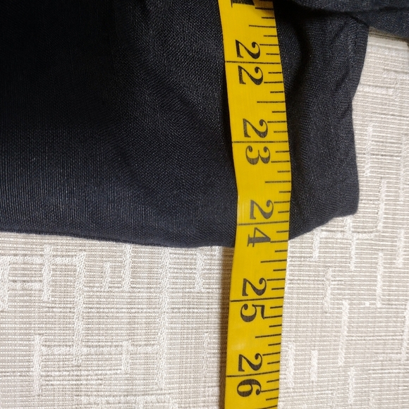 Tommy Bahama Black St . Lucia Off The Shoulder Dress Linen Blend Sz XL - Picture 6 of 7